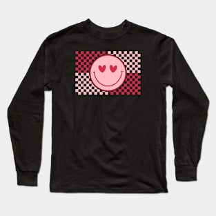 Smiley Face In Love Happy Valentines Day Long Sleeve T-Shirt